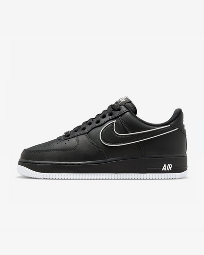 Tenis Nike Air Force 1 Low '07 Black White Sole (2023)
